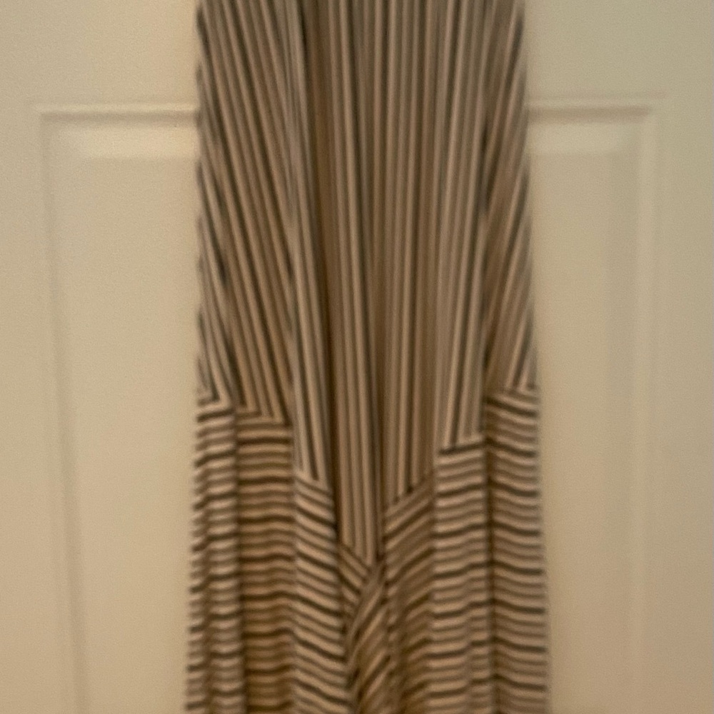 NWT Anthropologie Maeve Black and White Striped Maxi Skirt, XS - Picture 5 of 6